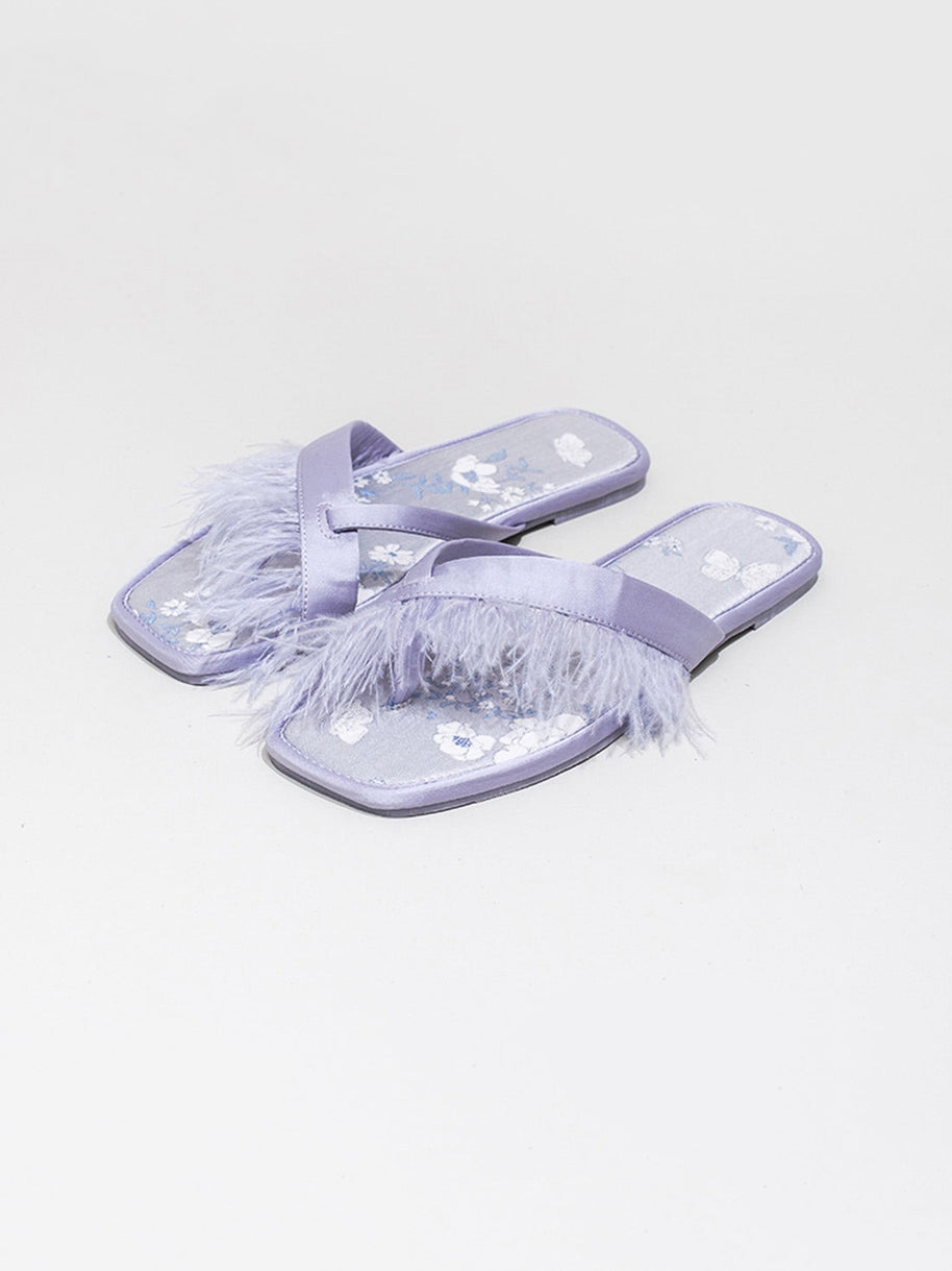 Ulivary Elegant Summer Toe Ring Slippers (more colors)