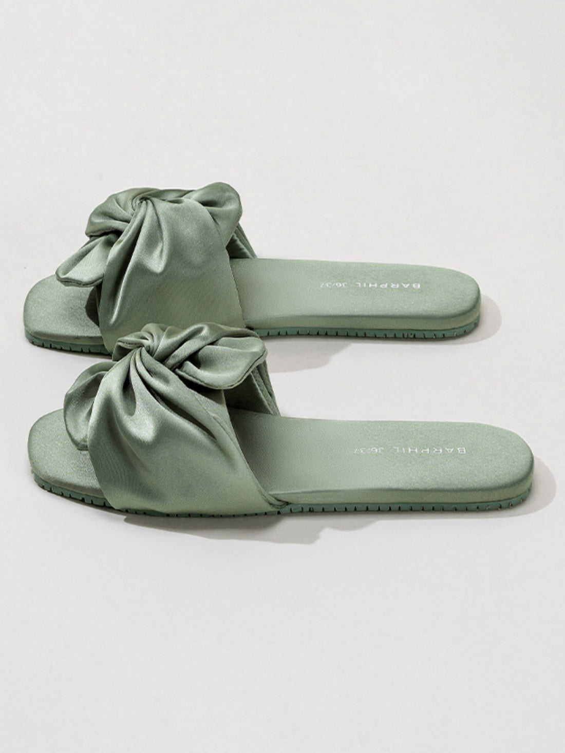 Ulivary Silky Satin Bow Slippers (more colors)