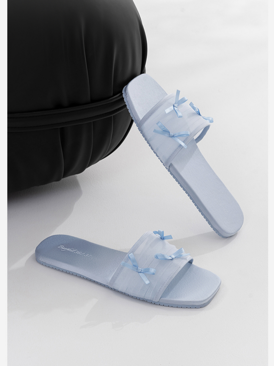 Ulivary Fairy Mesh Bow Home Slippers (more colors)