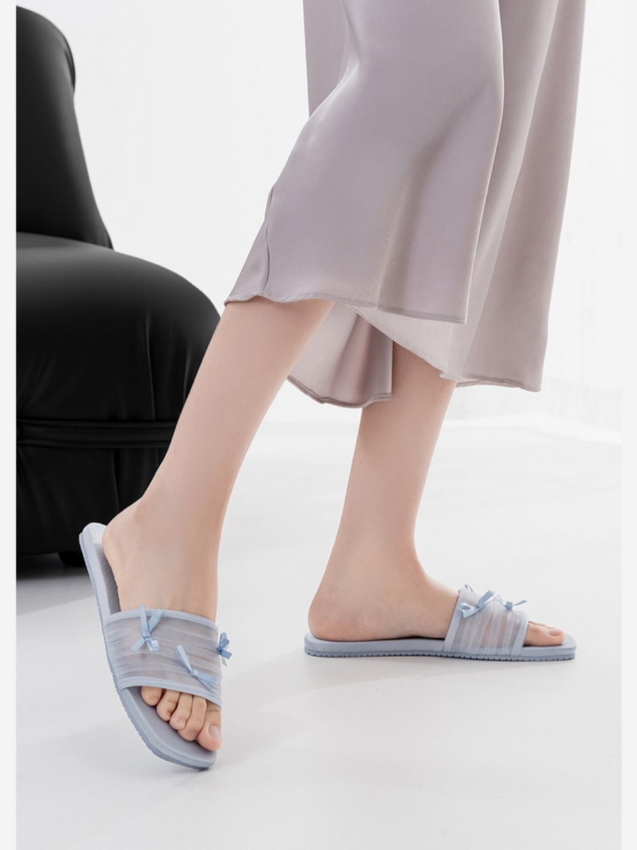Ulivary Fairy Mesh Bow Home Slippers (more colors)