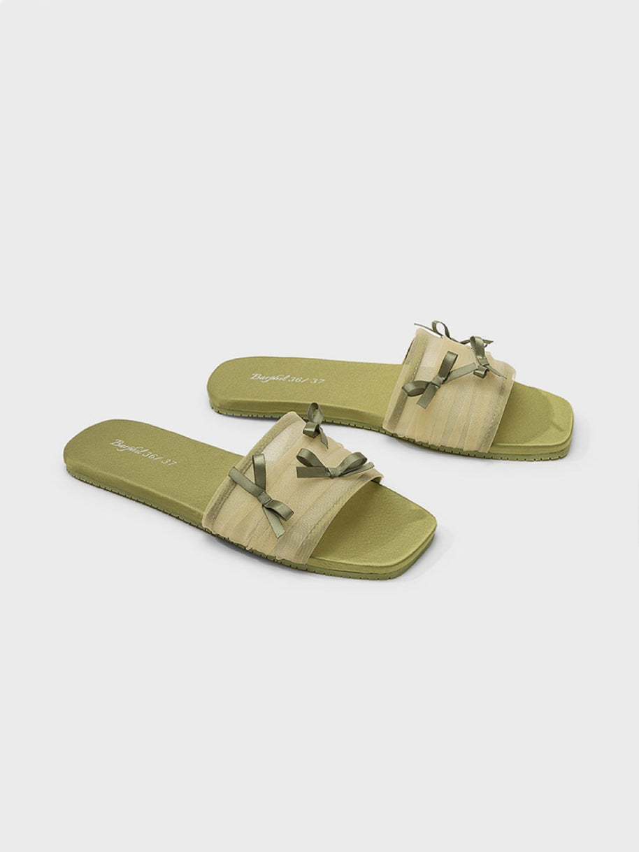 Ulivary Fairy Mesh Bow Home Slippers (more colors)