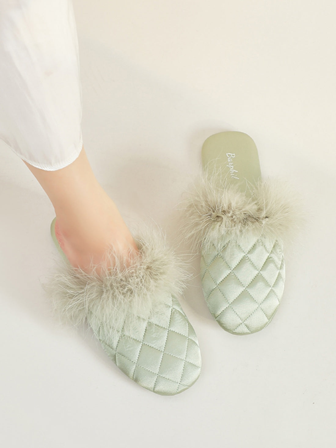 Ulivary Cozy Fall & Winter Silk Satin Slippers (more colors)
