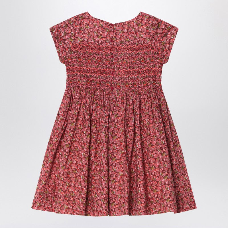 Bonpoint Kids' Red Dress In Liberty Fabric
