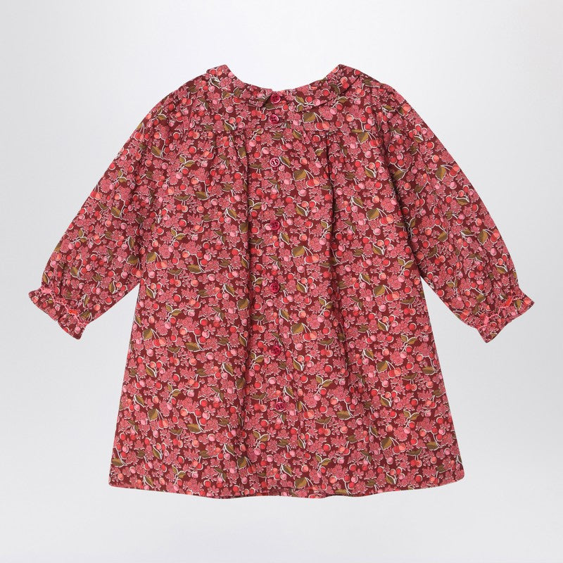 Bonpoint Kids' Juju Dress In Red Liberty Fabric