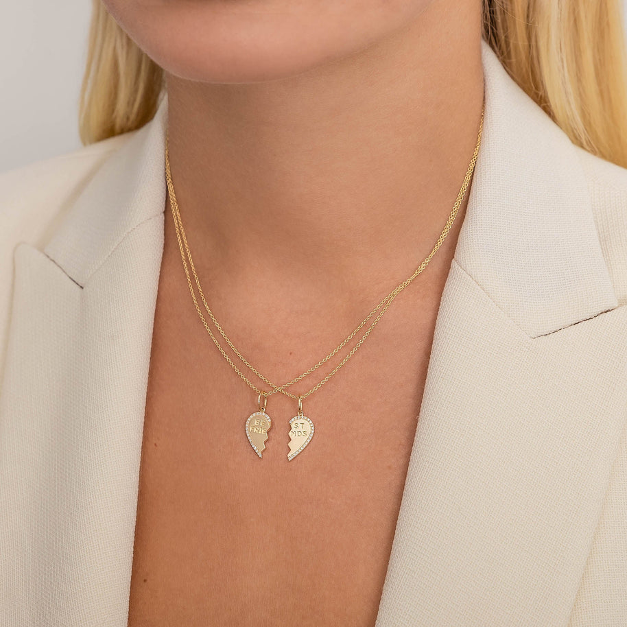 Zoe Lev Best Friend Necklace Set