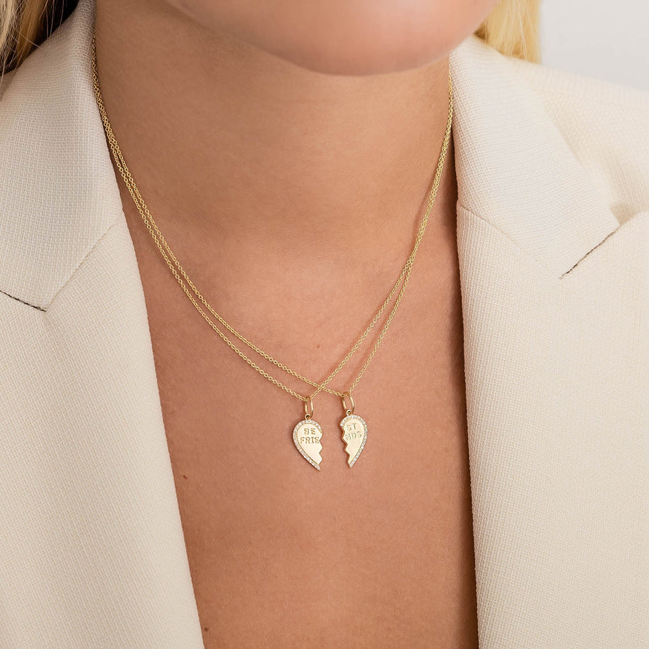 Zoe Lev Best Friend Necklace Set