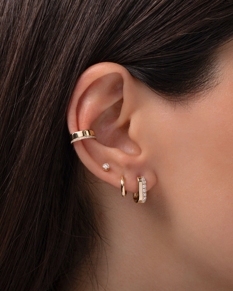 Zoe Lev 4 Prong Diamond Stud Earrings