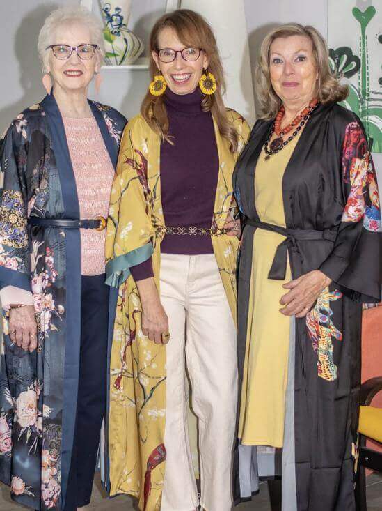 Ulivary Perched Bird Kimono Robe
