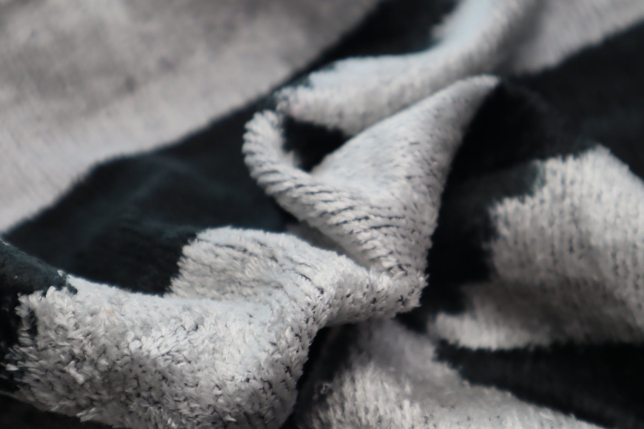 Canvello Black White Handmade 16x24 Silk Velvet Pillow, Organic Veg Dyed, Down/Feather Filled
