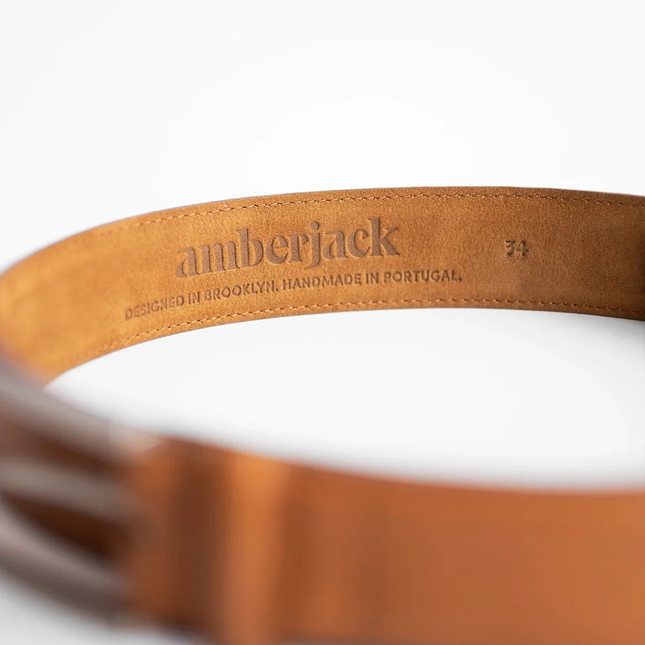 Amberjack Leather Belt (Honey)