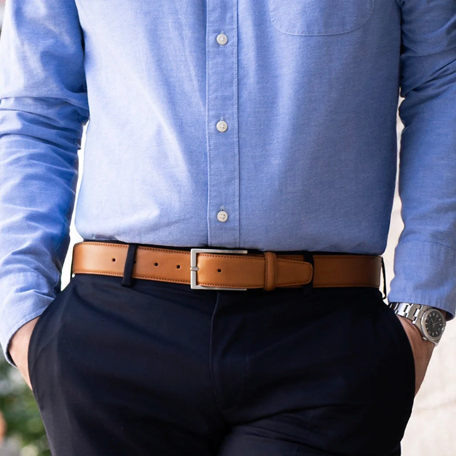 Amberjack Leather Belt (Honey)