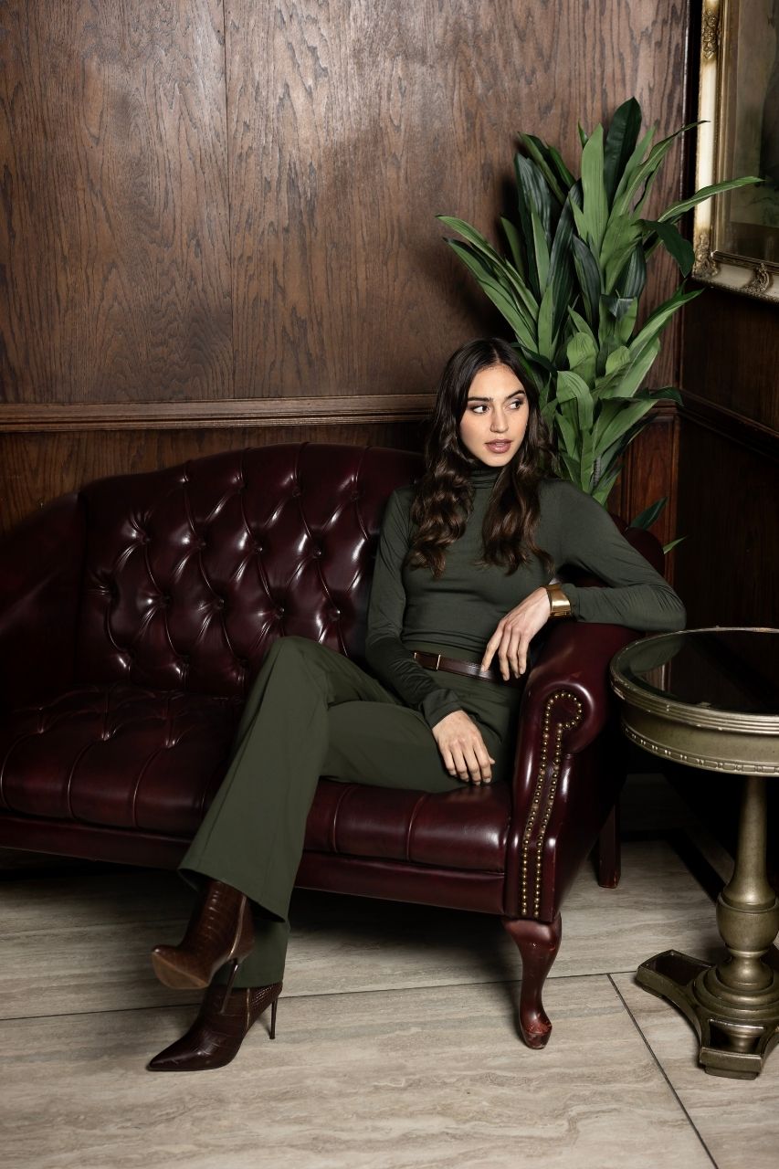 KiraGrace GRACE TURTLENECK: LODEN