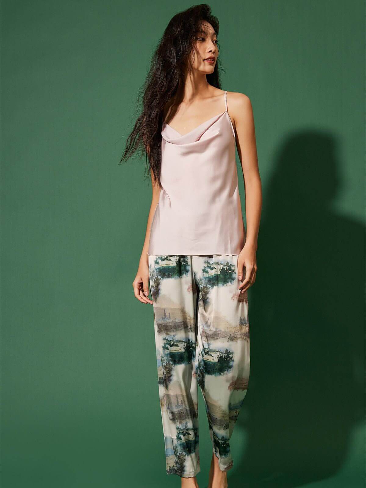 Landscape Pajama Set 3pcs Feather