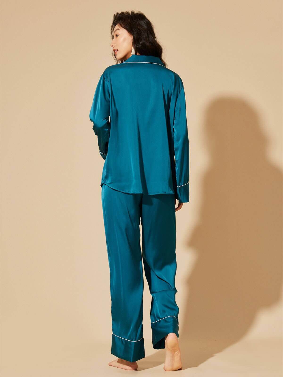 Ulivary Lapel Pajama Set 3 Pcs