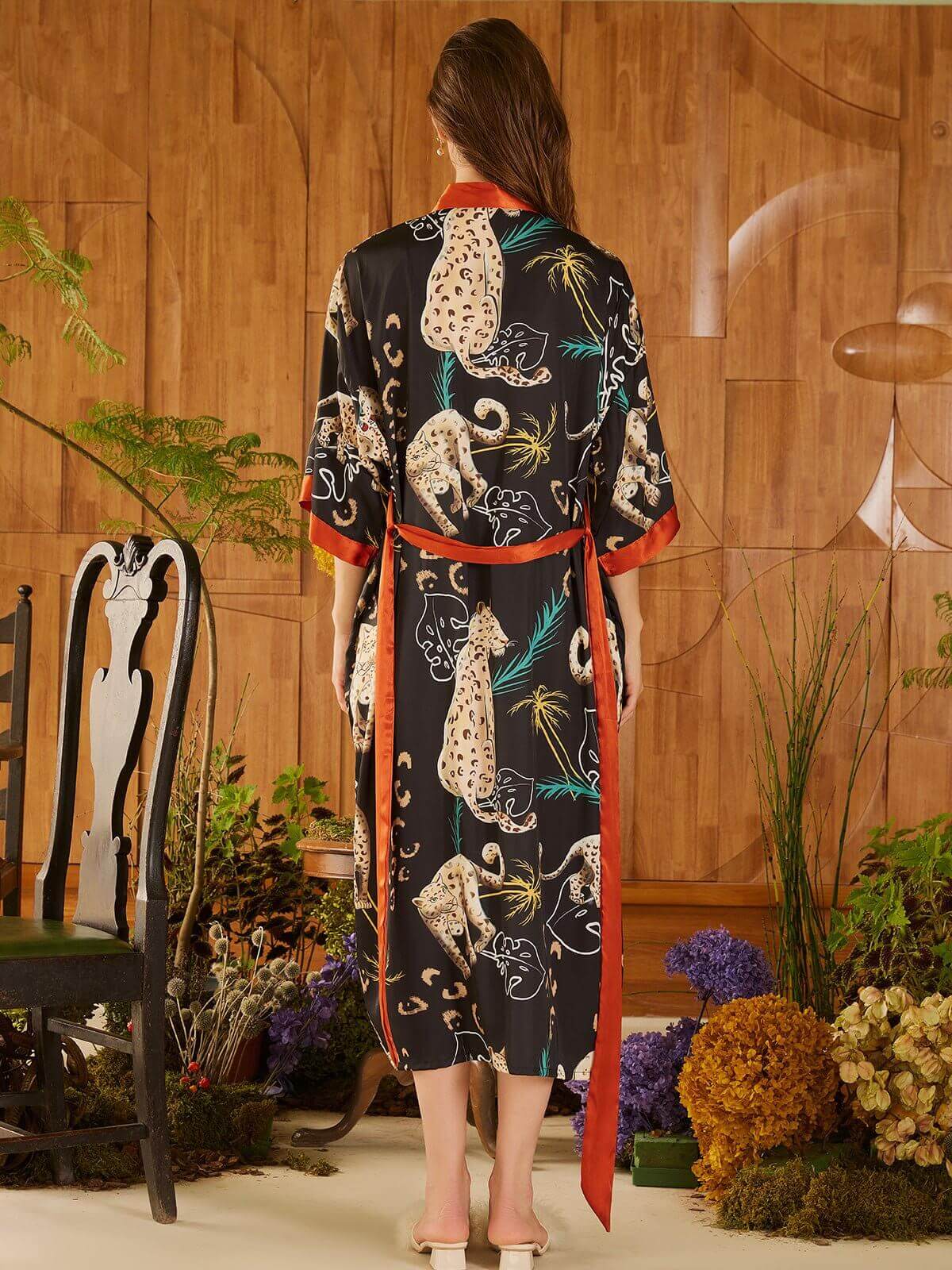 Jungle Animals Kimono Robe