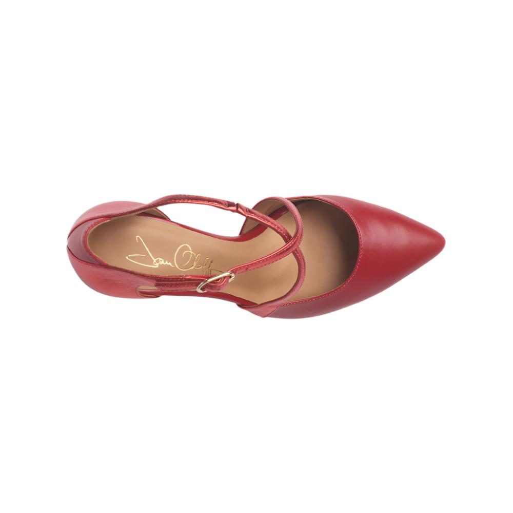 Joan Oloff Desire Metallic Red