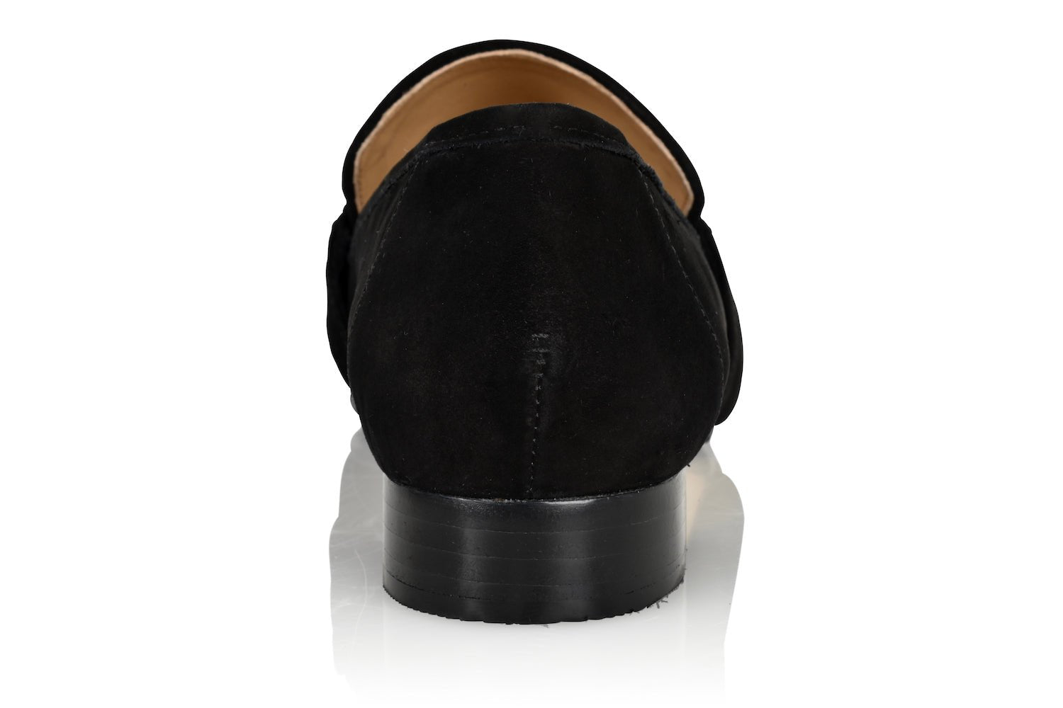 Joan Oloff Adonis Black Nubuck Leather Loafer