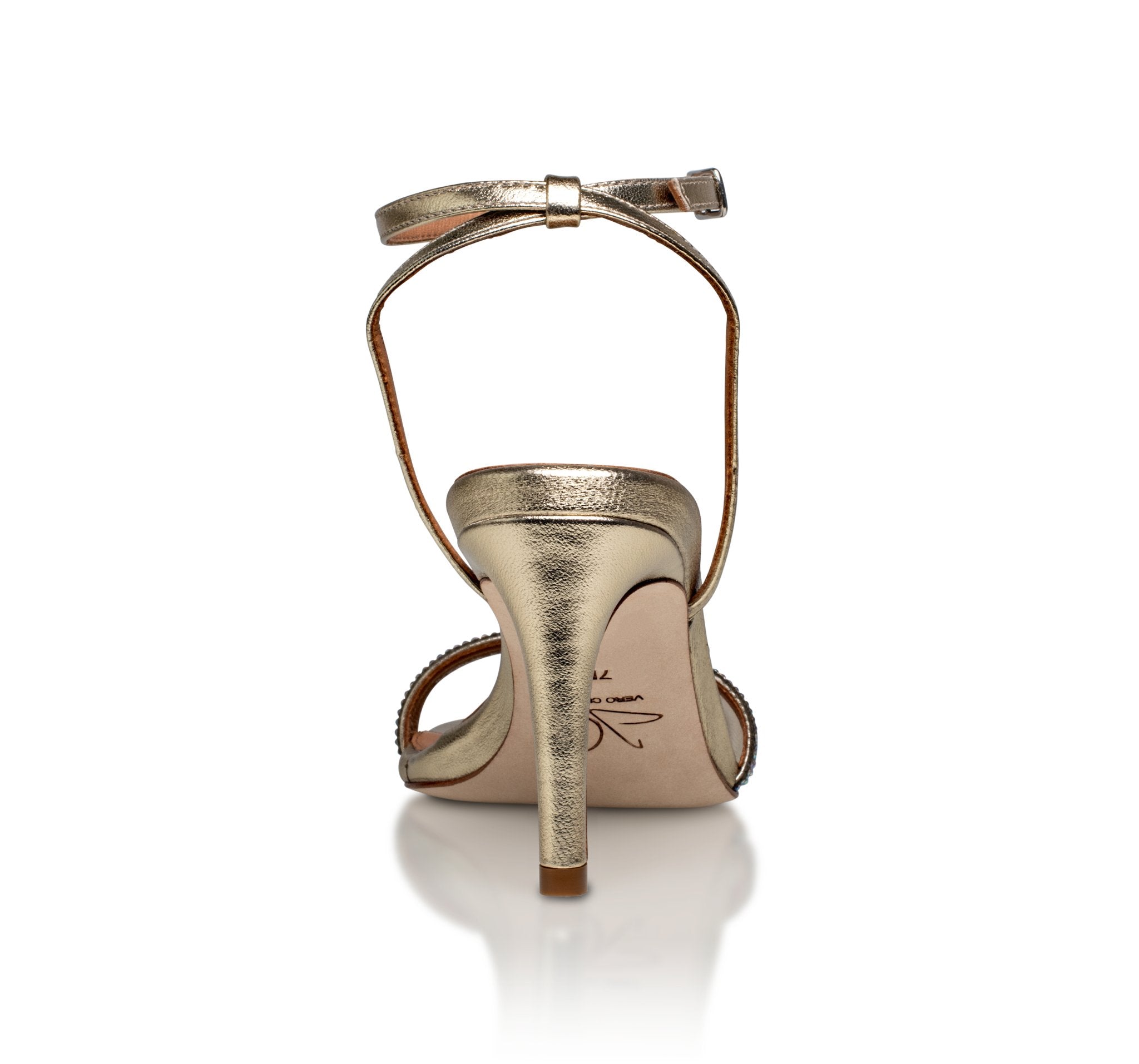 Joan Oloff Fame Gold Metallic Luxury Kid Nappa