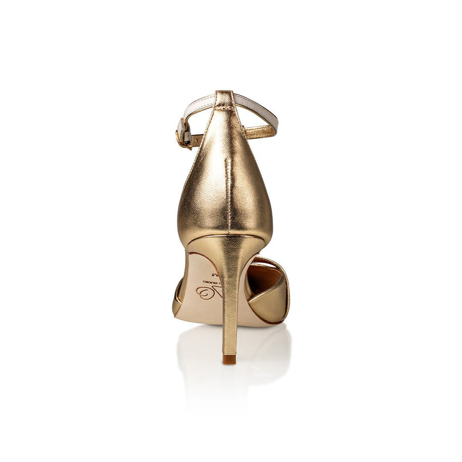 Joan Oloff Desiree Gold / Off White Nappa
