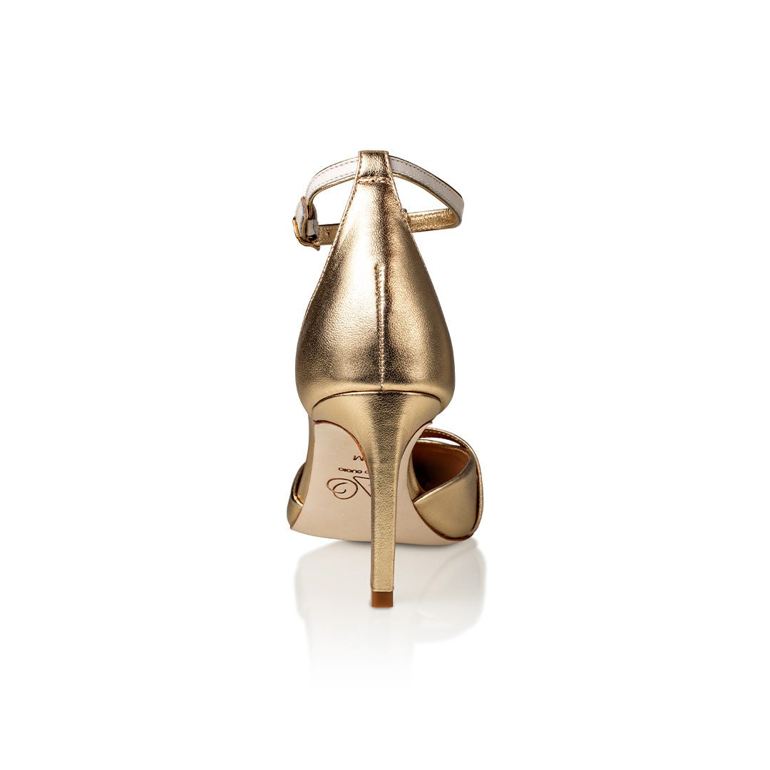 Joan Oloff Desiree Gold / Off White Nappa