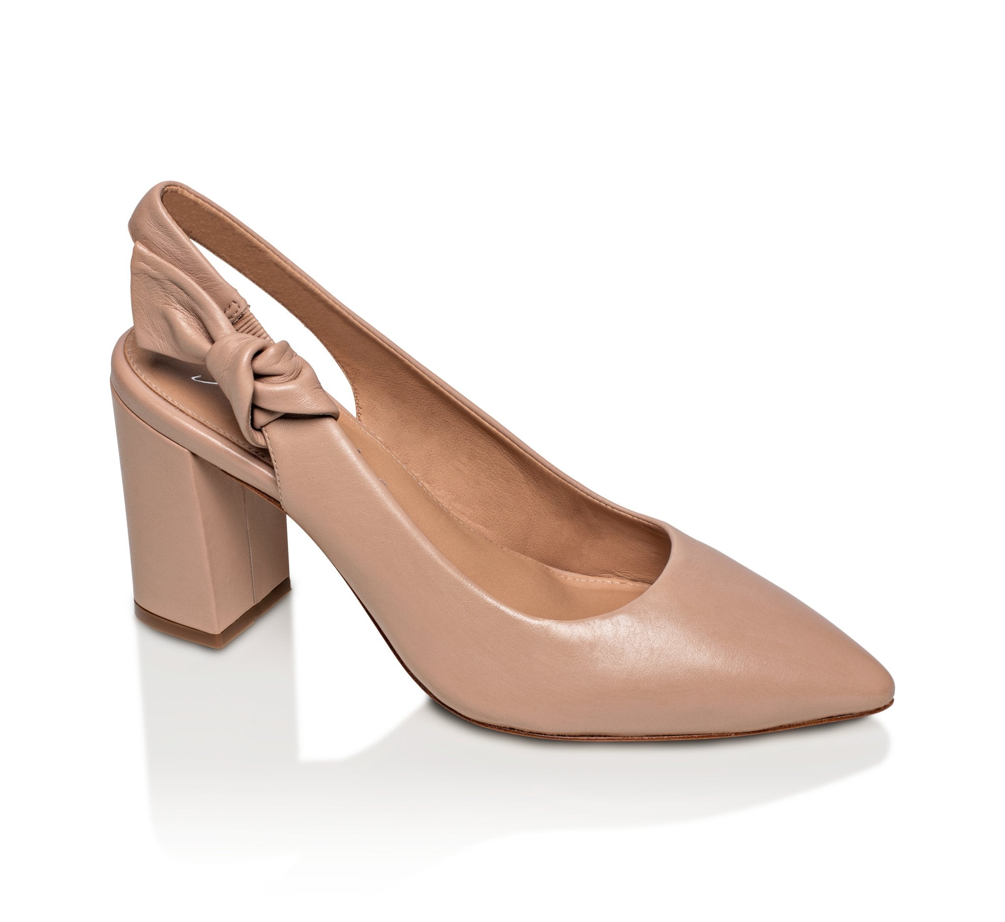 Joan Oloff Daphne Taupe Luxury Kid Nappa