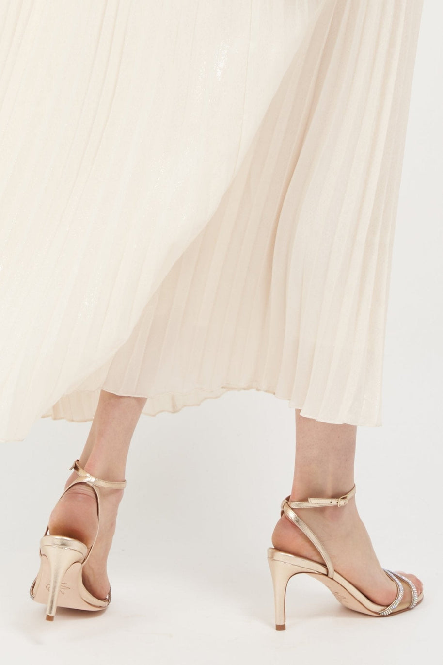 Joan Oloff Fame Gold Metallic Luxury Kid Nappa
