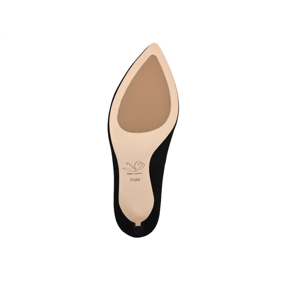 Joan Oloff Deborah Black Kid Suede