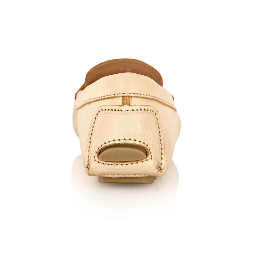 Joan Oloff Piper Gold Metallic Leather