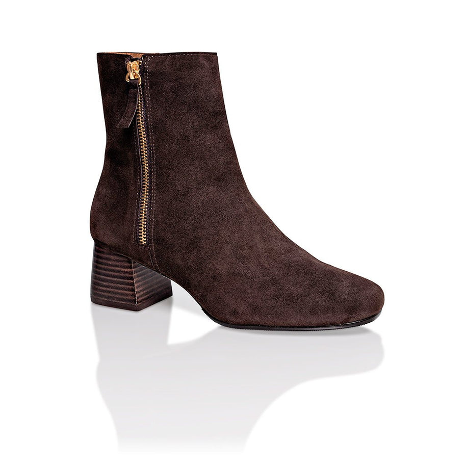 Joan Oloff Arina Bootie Cafe Kid Suede