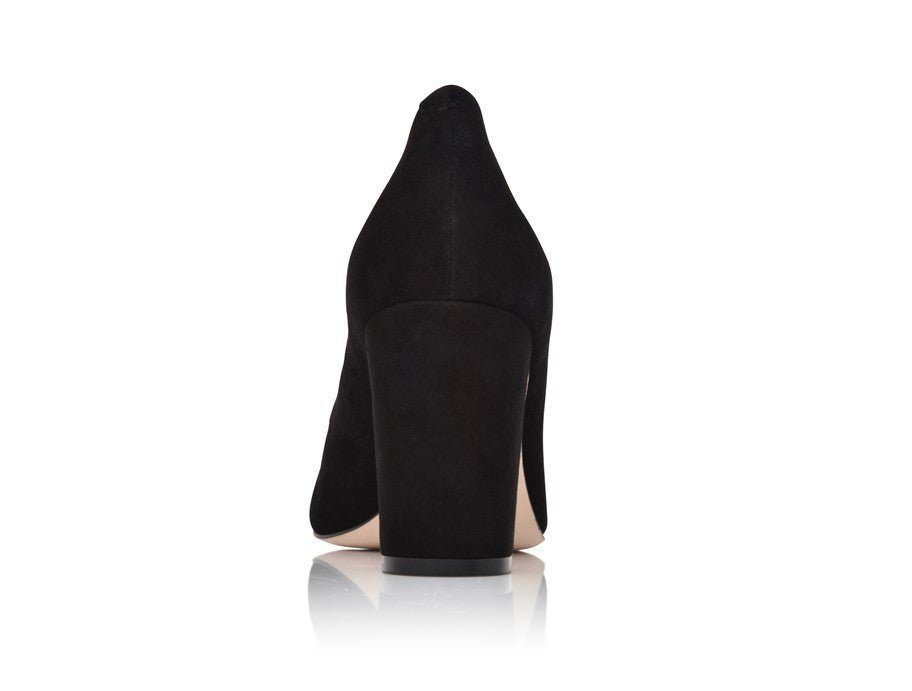 Joan Oloff Riley Black Kid Suede