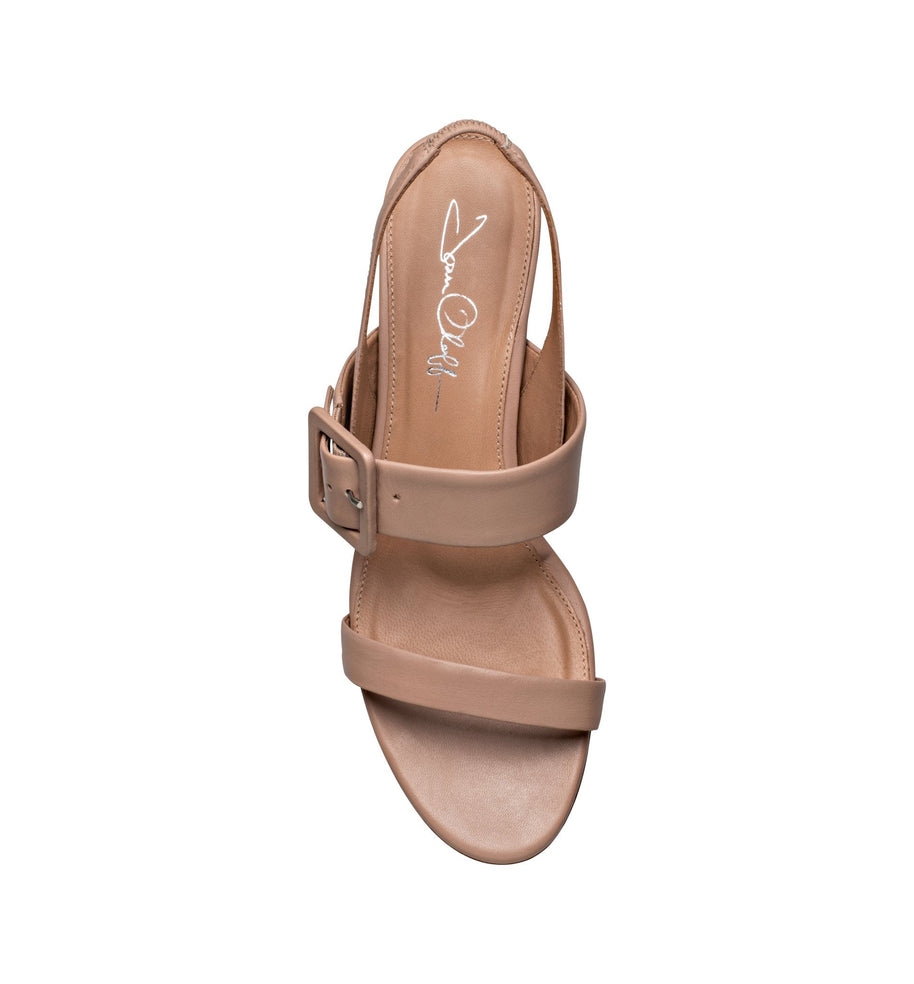 Joan Oloff Greyson Taupe Luxury Kid Nappa
