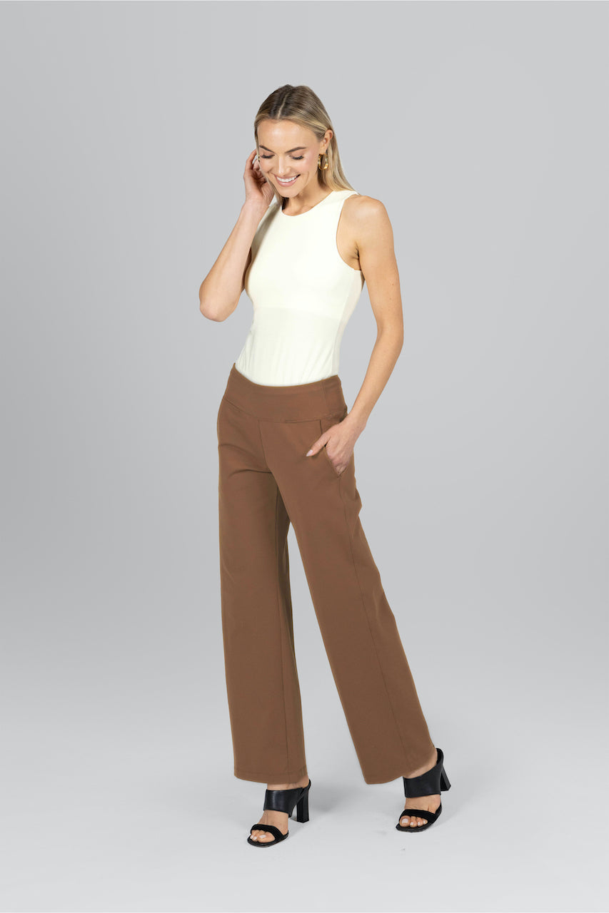KiraGrace TRAVELER PANT: DARK KHAKI