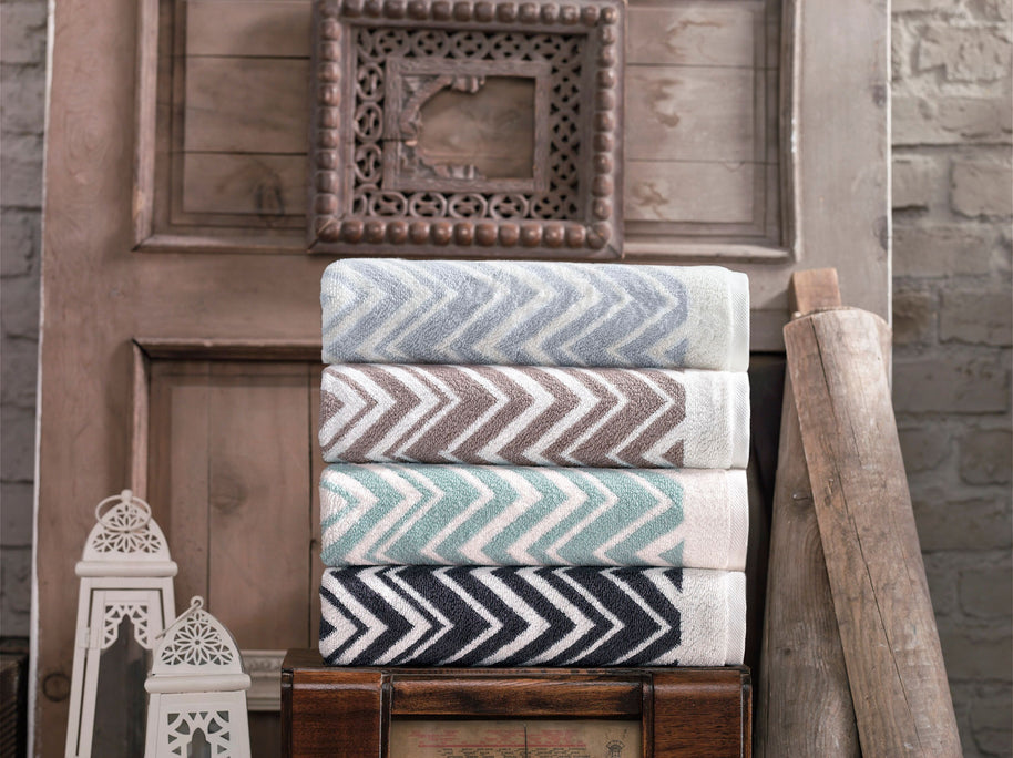 Santorini Collection 2 Bath Towels Set