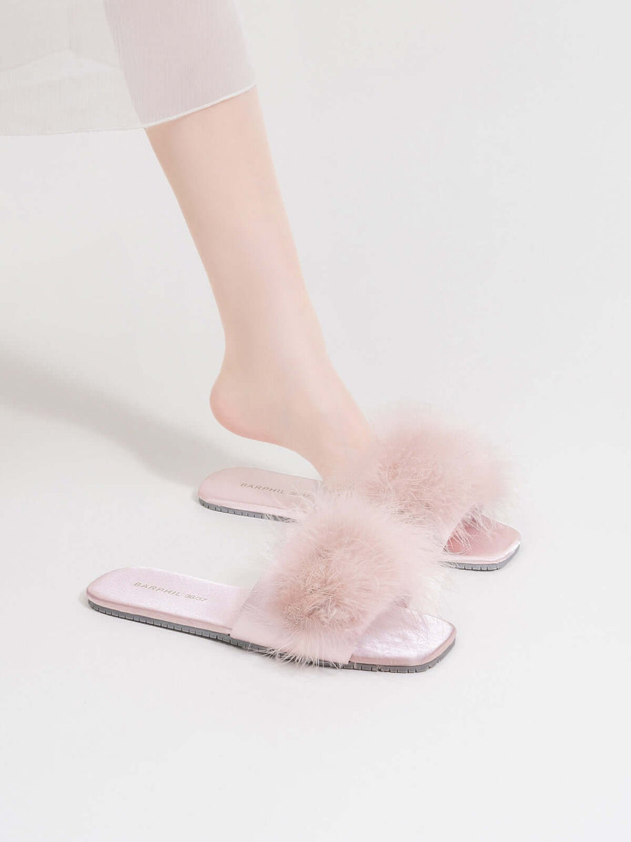 Ulivary Classic Feather Slippers (more colors)