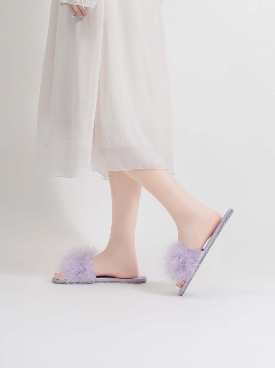 Ulivary Classic Feather Slippers (more colors)