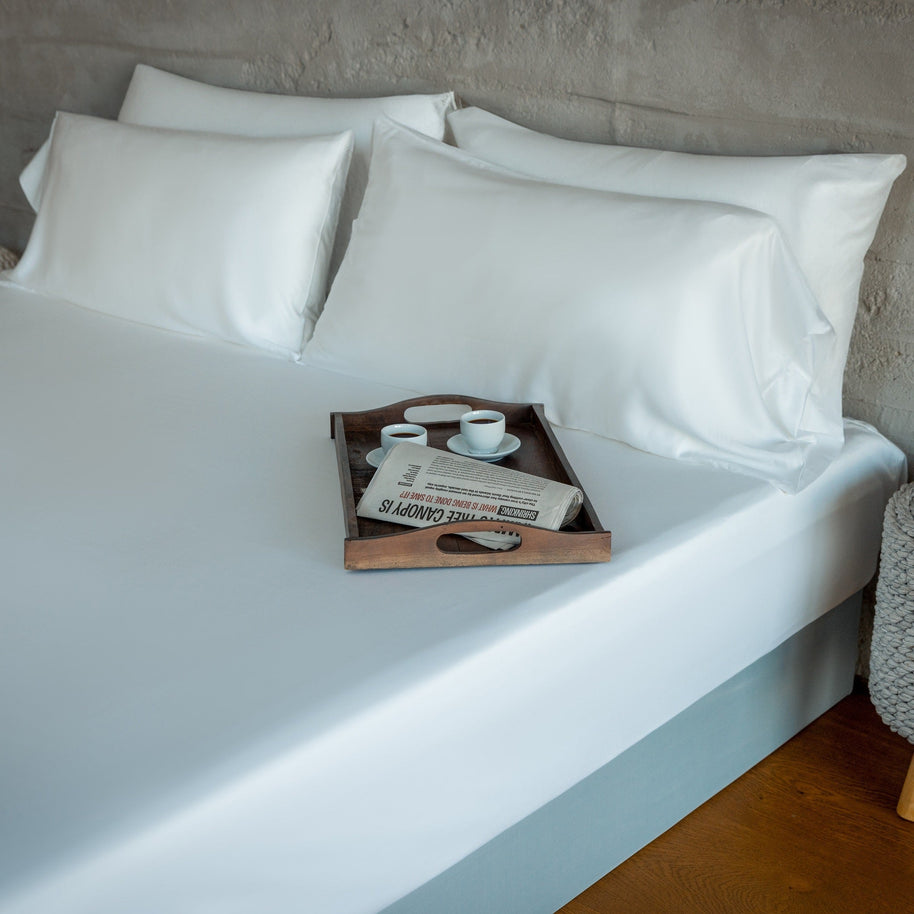 Ecobrands Eucalyptus Silk Sheets – Cooling, Breathable & Hypoallergenic | Luxury Comfort
