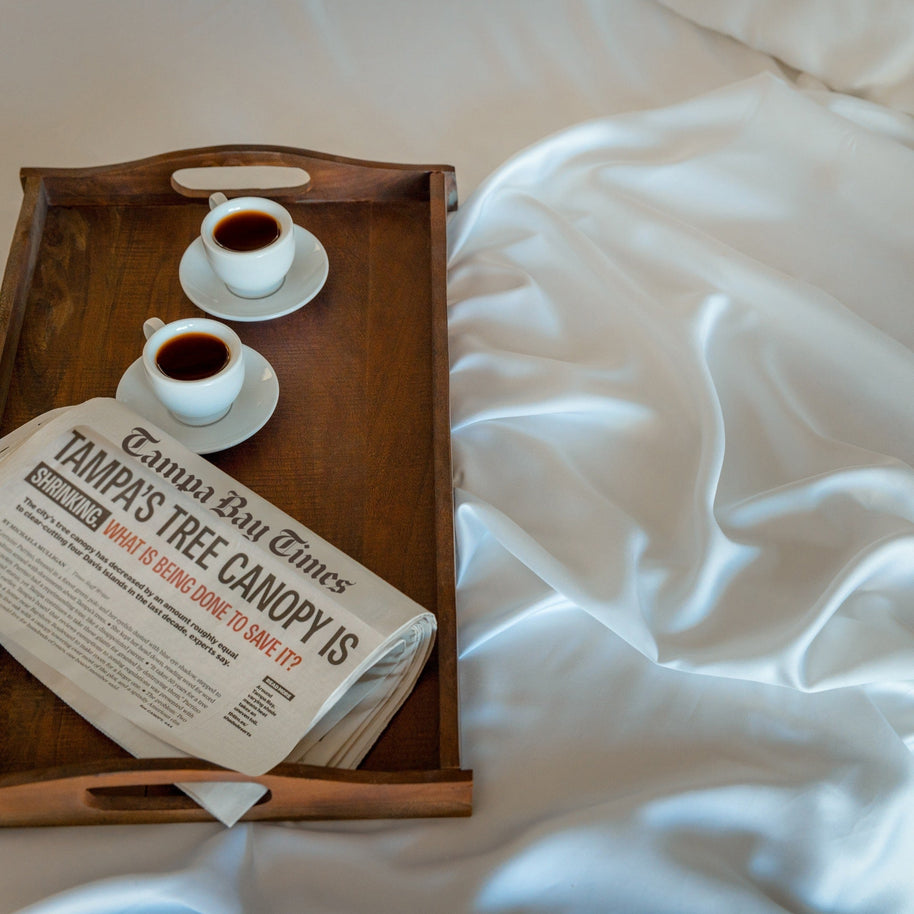 Ecobrands Eucalyptus Silk Sheets – Cooling, Breathable & Hypoallergenic | Luxury Comfort