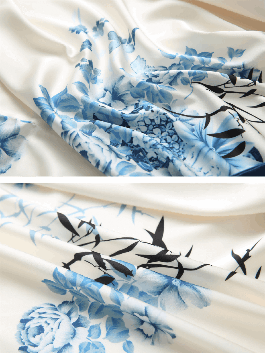 Ulivary Short Kimono Robe Bamboo