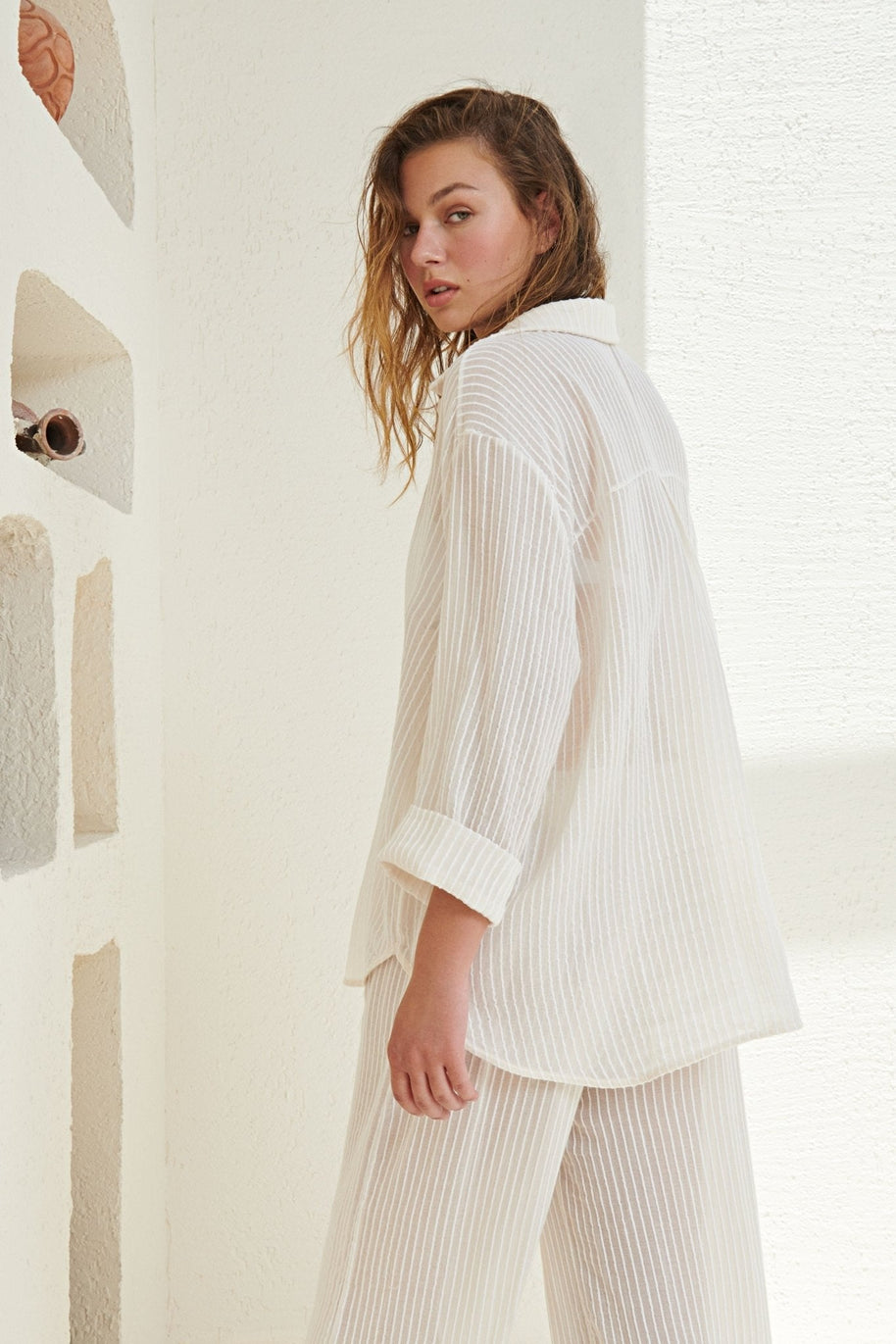 The Handloom Voyage Set - White Stripes