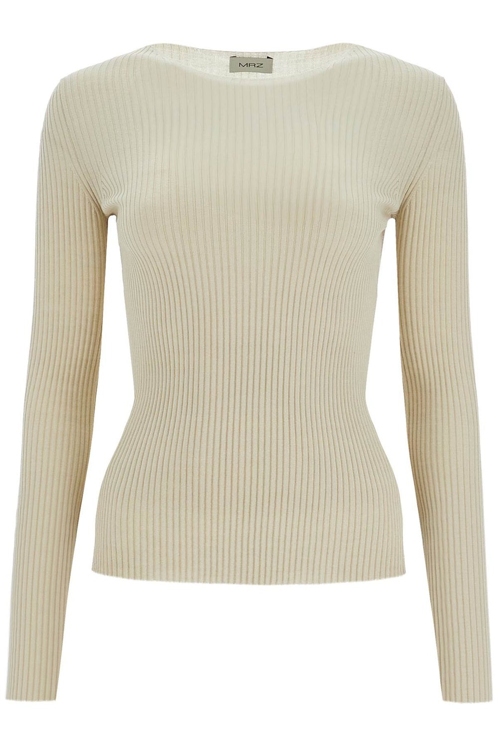 MRZ Wool Ribbed Pullover Sweater