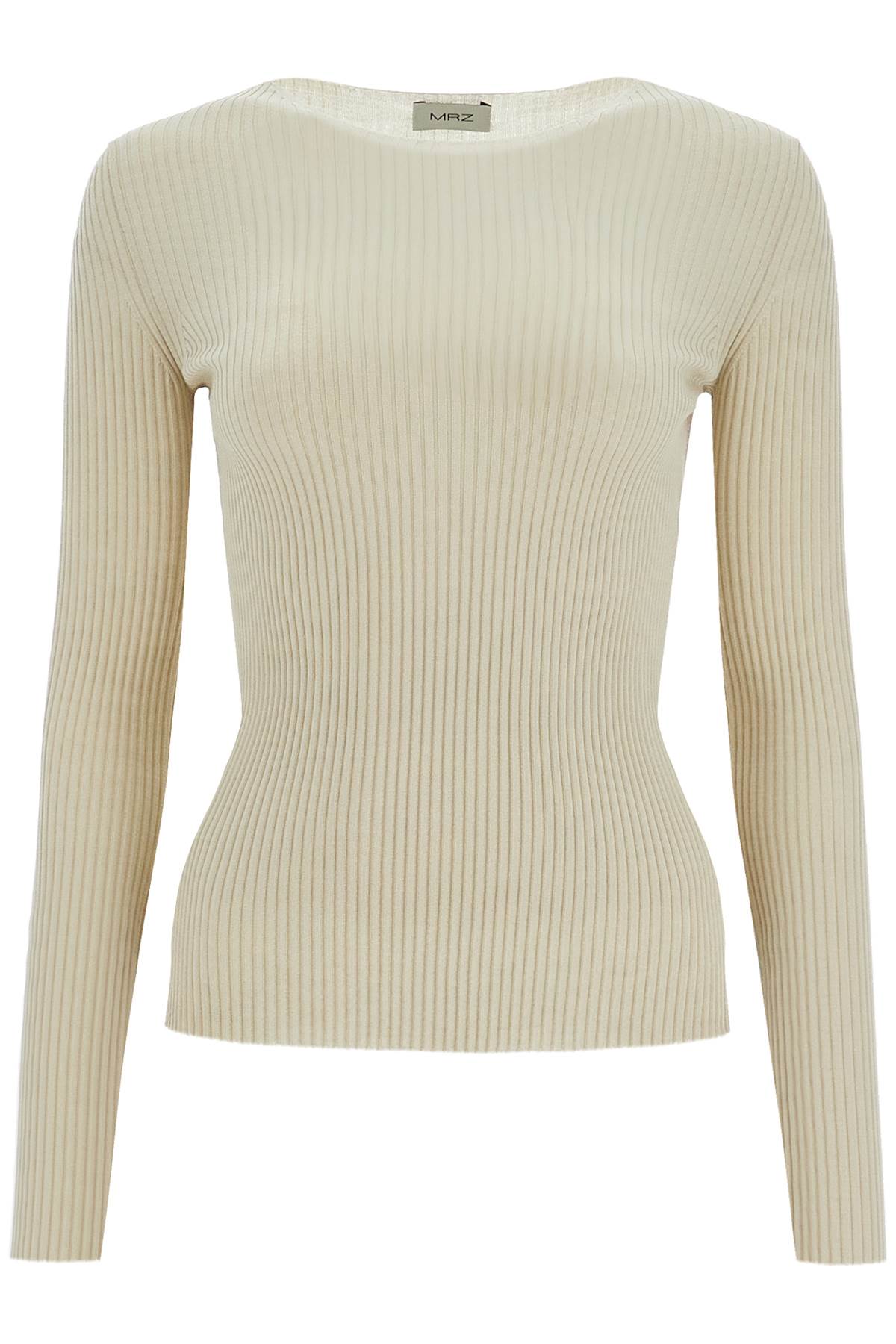 MRZ Wool Ribbed Pullover Sweater