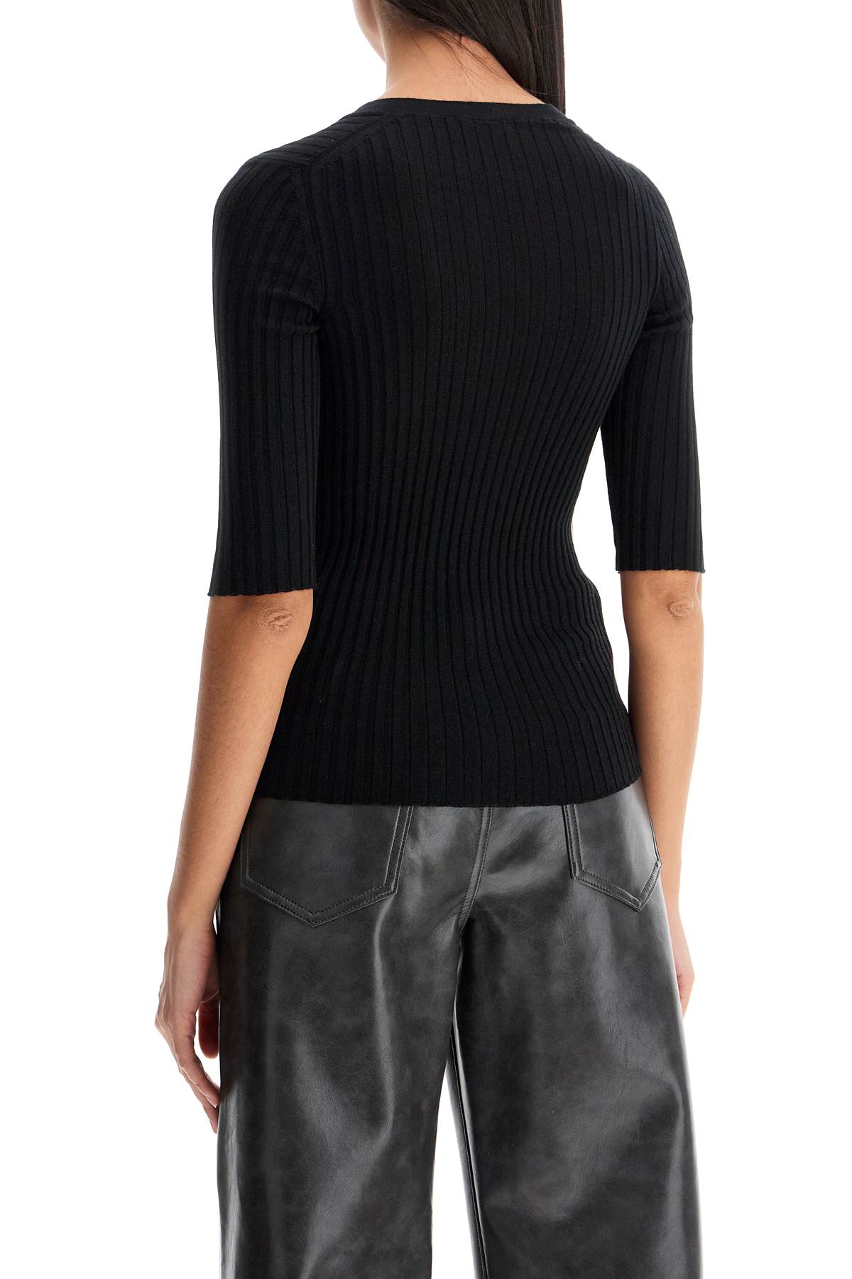 MRZ Cashmere And Silk Blend Ribbed Sweater