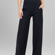 KiraGrace HIGH WAIST WIDE LEG PANT: BLACK