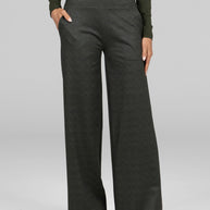 KiraGrace HIGH WAIST WIDE LEG PANT: OLIVE TWEED
