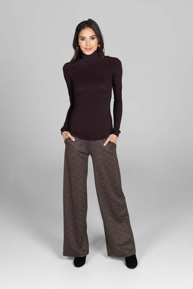KiraGrace GRACE TURTLENECK: GANACHE