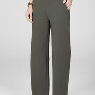 KiraGrace HIGH WAIST WIDE LEG PANT: FOREST NIGHT