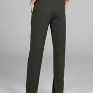 KiraGrace NINA STRAIGHT LEG PANT: LODEN GREEN
