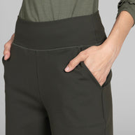 KiraGrace NINA STRAIGHT LEG PANT: LODEN GREEN