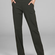KiraGrace NINA STRAIGHT LEG PANT: LODEN GREEN