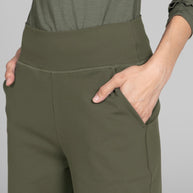 KiraGrace NINA STRAIGHT LEG PANT: FOREST NIGHT